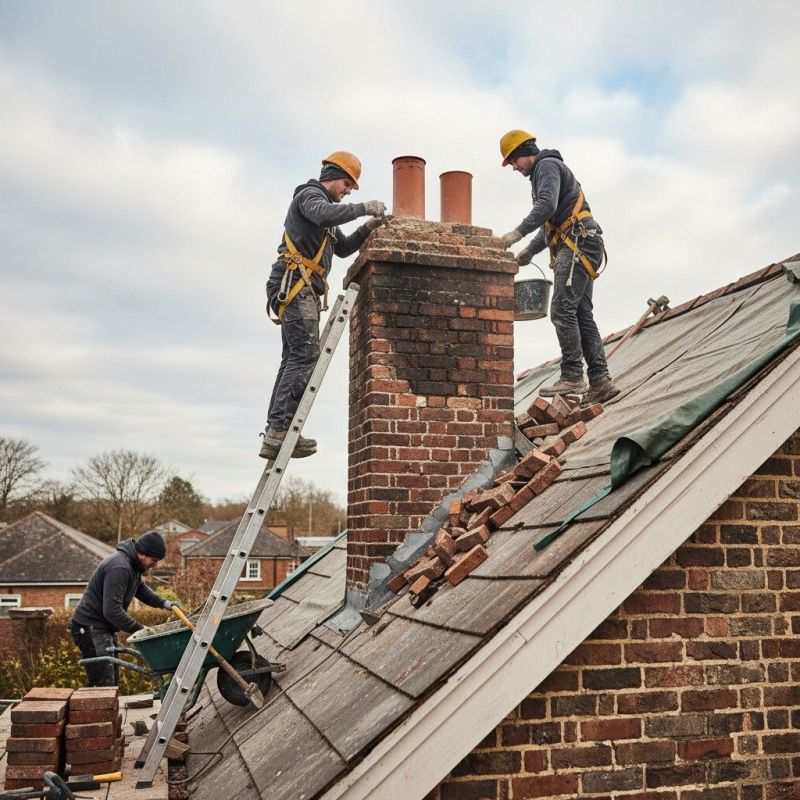 Local Chimney Masonry Service pros at work